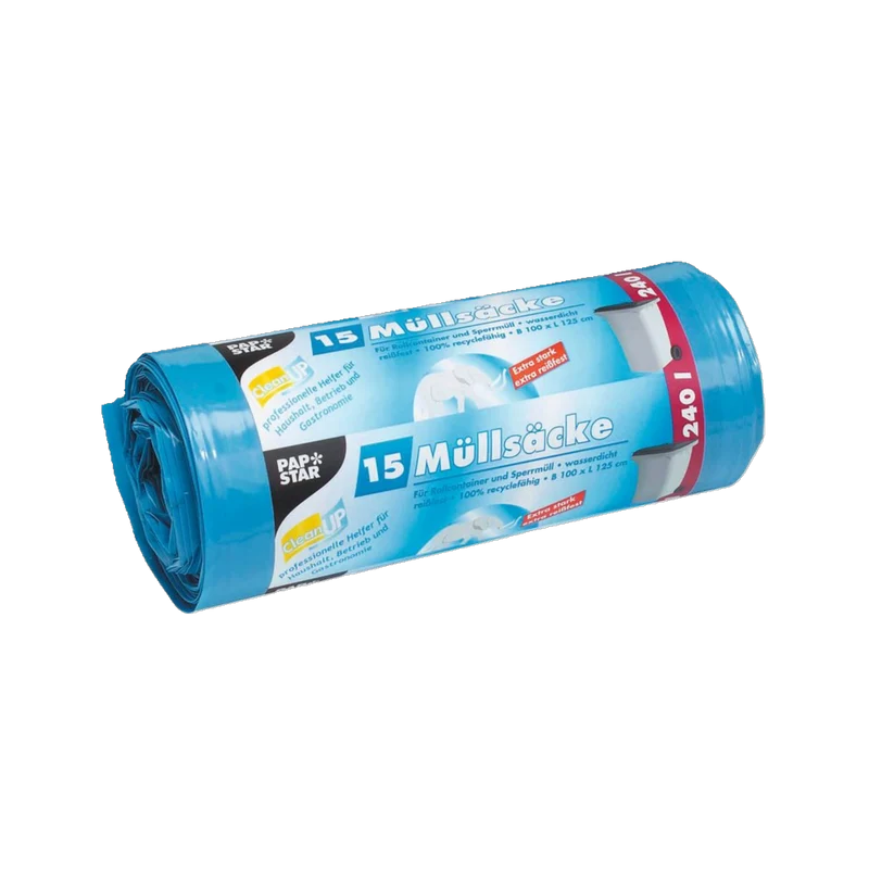 De Hun’nenhoff | Müllbeutel CleanUP 240,0 l – Extra stark für große Aufgaben