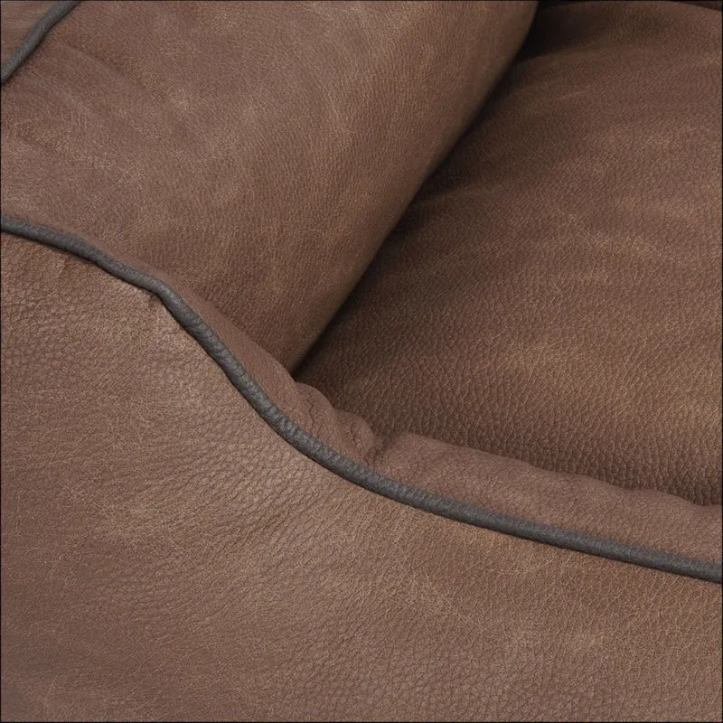 Knuffelwuff Hundebett Scottsdale aus Kunstleder