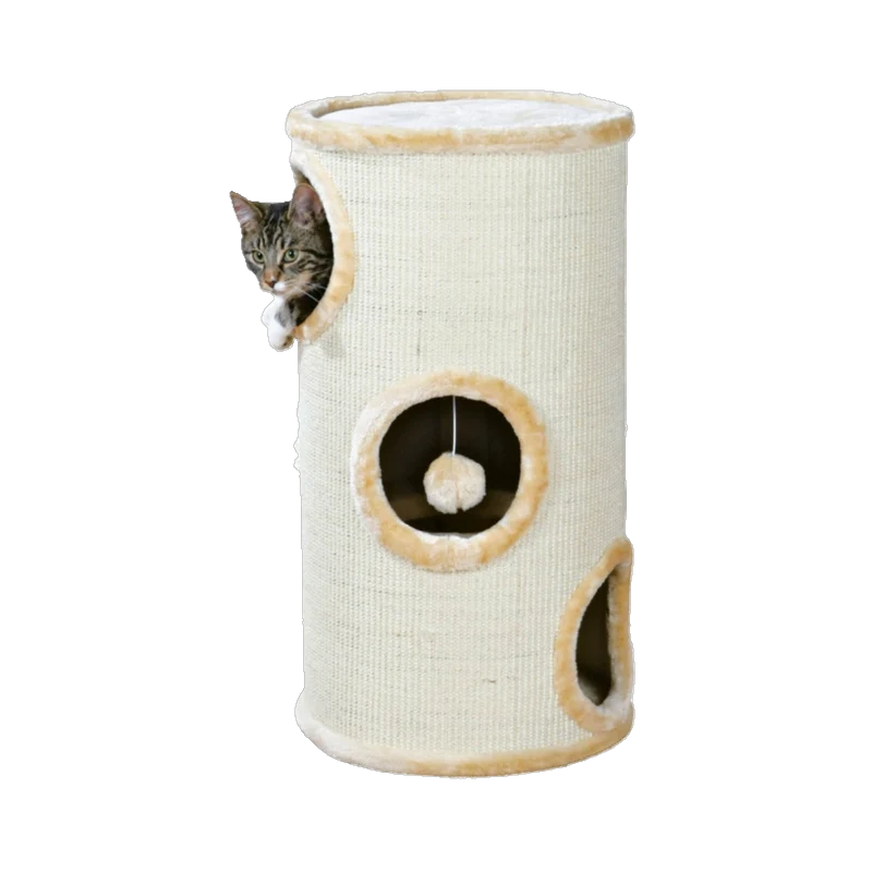Trixie Cat Tower Kratztonne Samuel – Komfort, Spiel & Kratzvergnügen auf drei Etagen