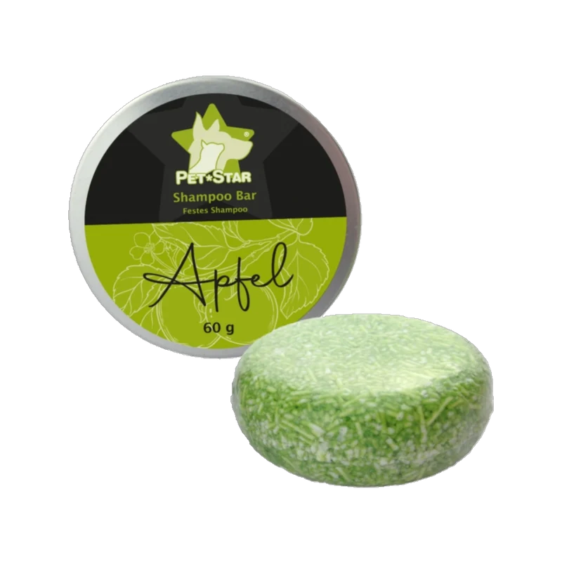 Pet-Star Shampoo Bar Apfel – Natürlich sauber, nachhaltig gepflegt