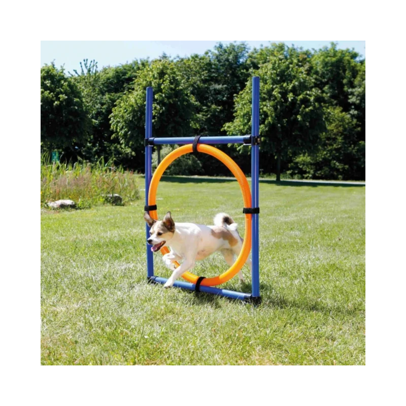 Trixie Agility Ring – Verstellbarer Sprungreifen für aktives Hundetraining
