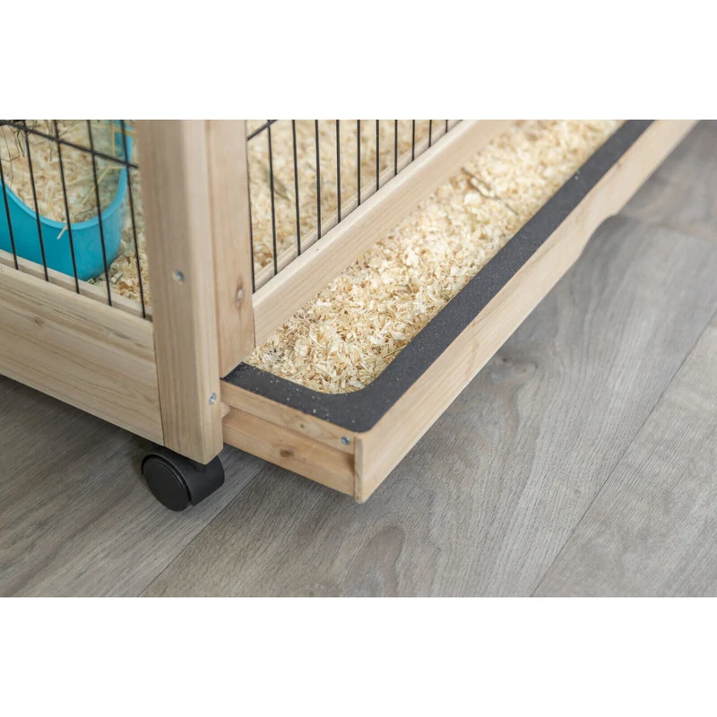 Kleintier Indoor Gehege aus Holz