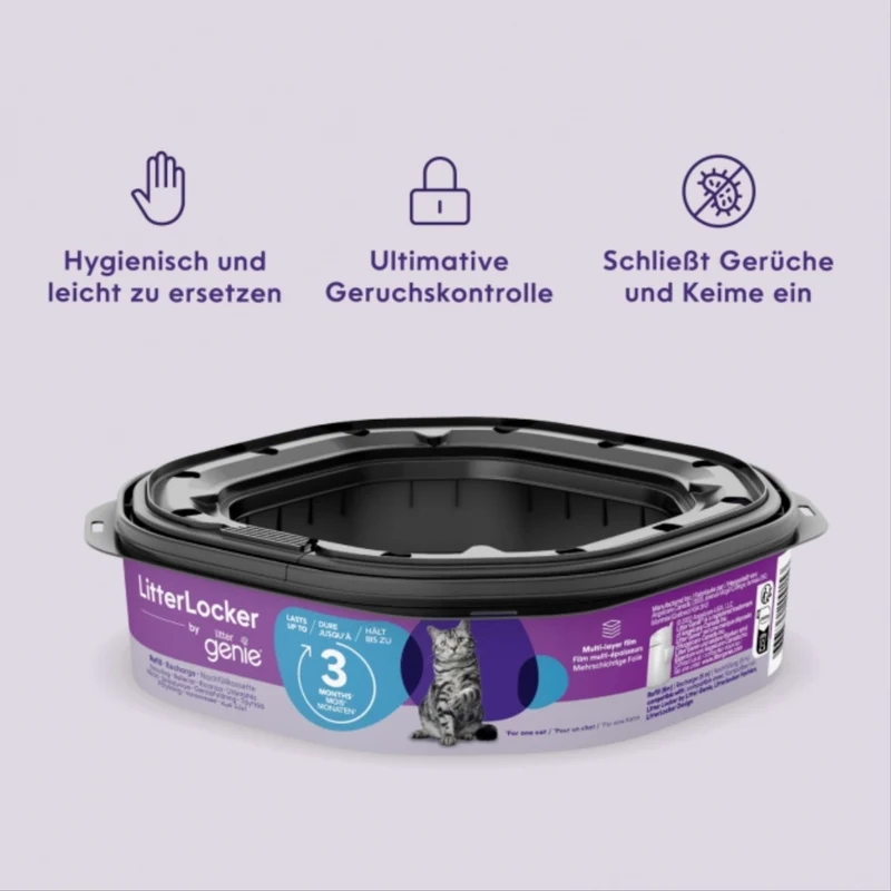 LitterLocker by Litter Genie® XL Nachfüllkassette – Frische & Hygiene für Ihr Zuhause