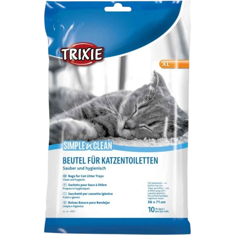Trixie Toilettenbeutel 10er Pack – Für eine saubere und hygienische Katzentoilette!