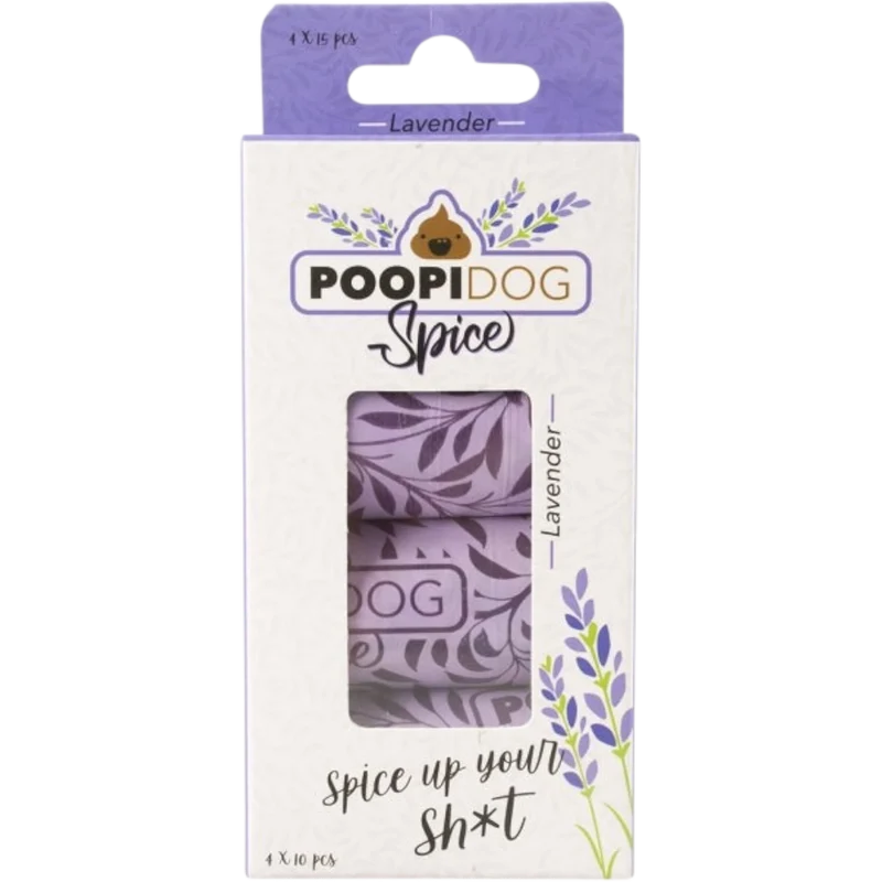 Poopidog Hundekotbeutel Spice – Frische Düfte für Ihre Spaziergänge!