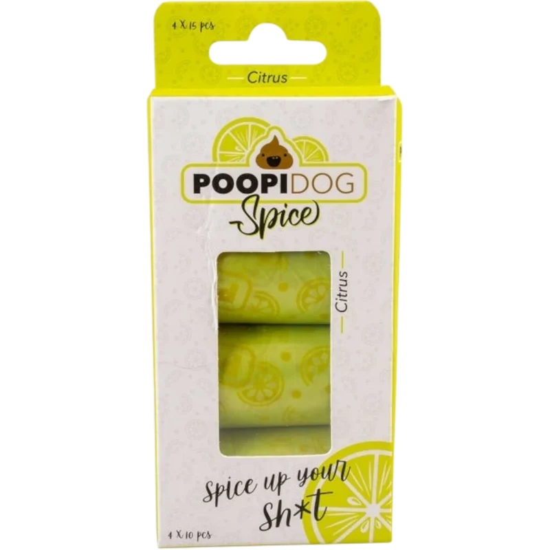Poopidog Hundekotbeutel Spice – Frische Düfte für Ihre Spaziergänge!
