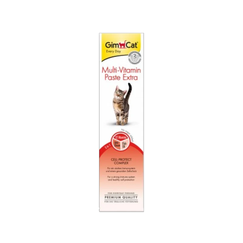 GimCat Multi-Vitaminpaste Extra – Für ein starkes Immunsystem & vitale Katzen