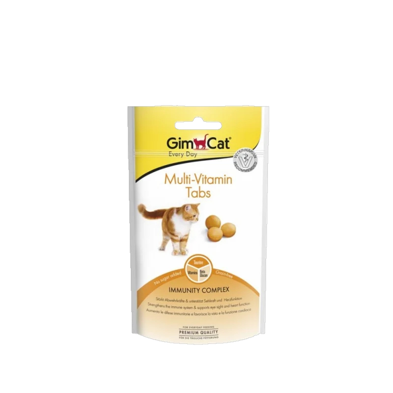 GimCat Multi-Vitamin Tabs – Für starke Abwehrkräfte & gesunde Vitalität
