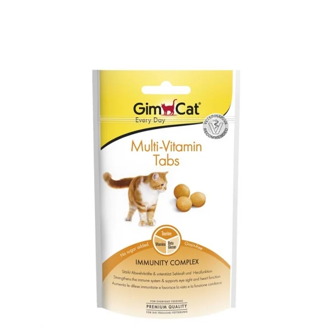 GimCat Multi-Vitamin Tabs – Für starke Abwehrkräfte & gesunde Vitalität