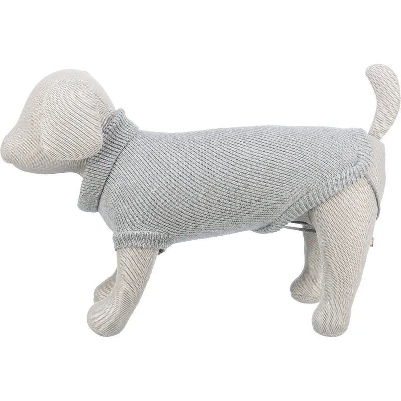 TRIXIE Pullover CityStyle Berlin – Hundepullover aus Baumwolle & Wolle