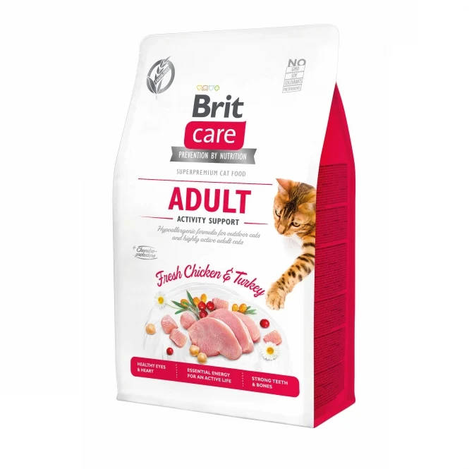Brit Care Cat - Für aktive Katzen & Freigänger – mit frischem Huhn & Pute