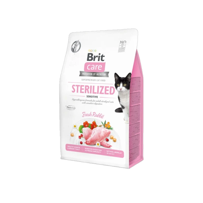 Brit Care Cat - Für sterilisierte, nahrungssensible Katzen - mit frischem Kaninchen