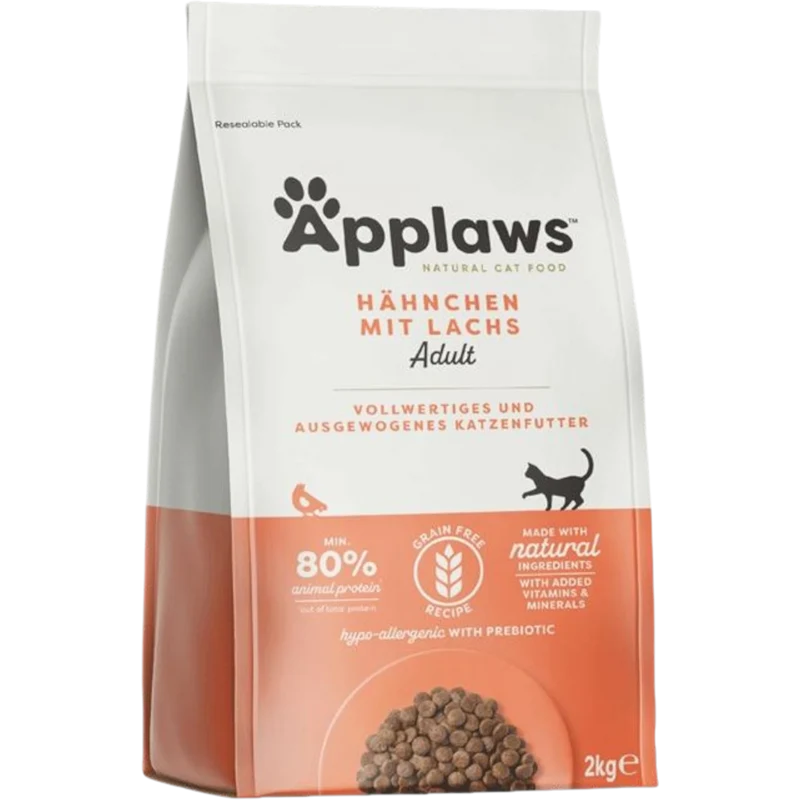 Applaws Adult – Hühnchen & Lachs – Natürliche Premium-Nahrung für Ihre Katze