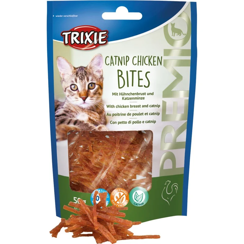 Premio Bites mit Hühnerbrust & Katzenminze