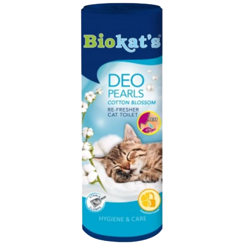Biokats Deo Pearls Cotton Blossom 700 g – Der erfrischende Duft für Ihre Katzentoilette