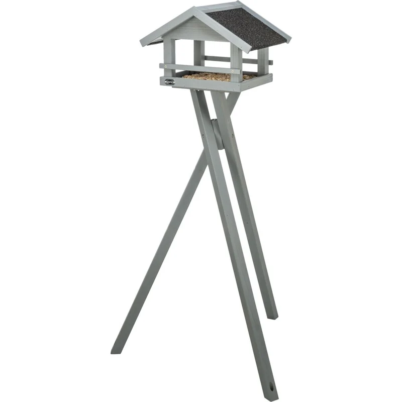 natura Futterhaus mit Ständer, Kiefernholz
