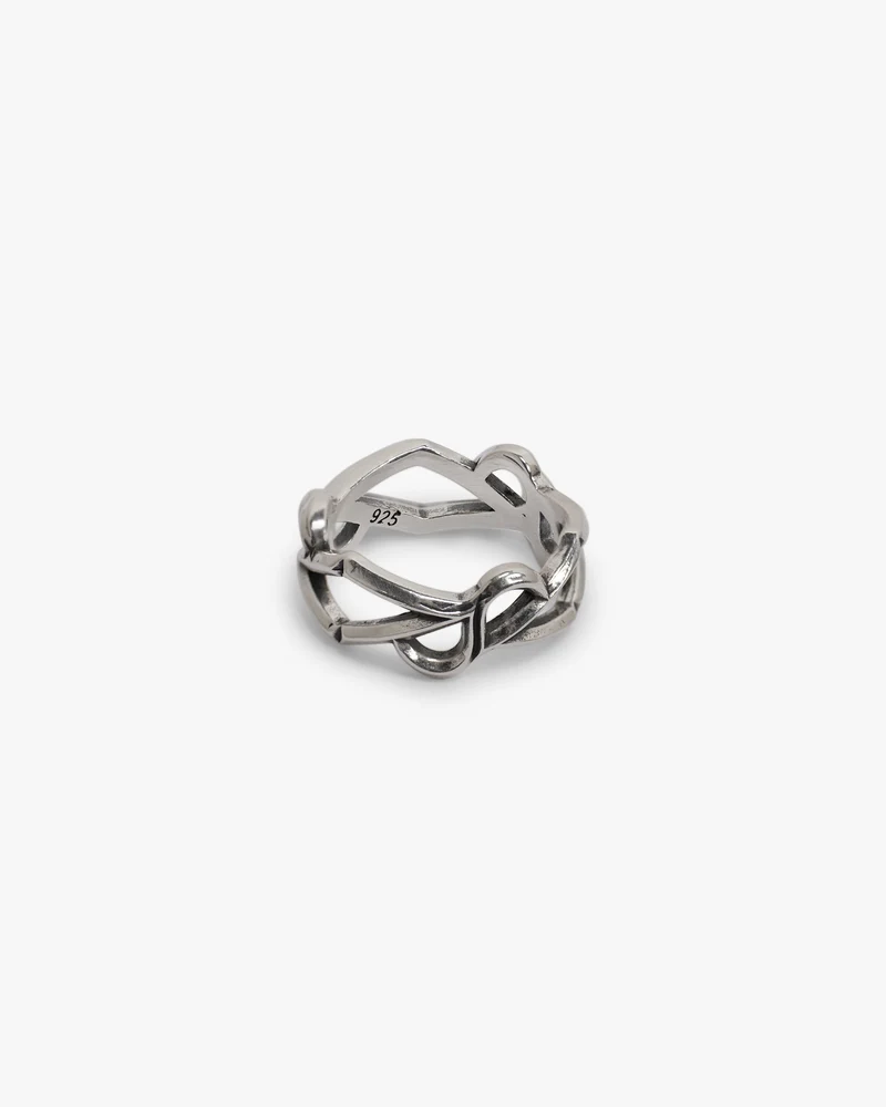 Initial Chain Ring - Silver