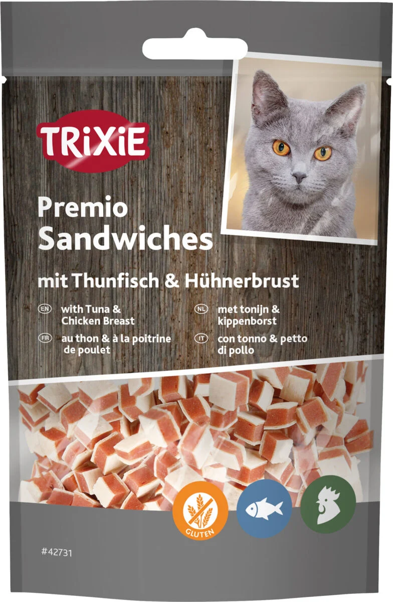 Premio Sandwiches mit Thunfisch & Hühnerbrust