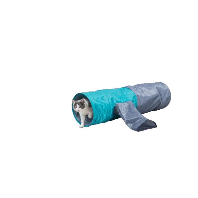 Trixie Rascheltunnel Crunch – 115 cm – Das ultimative Versteck- und Spielvergnügen für Ihre Katze