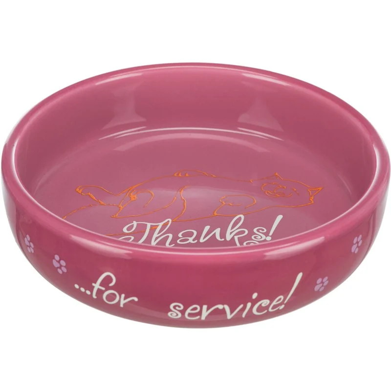 Napf, flach, Thanks for Service, Keramik