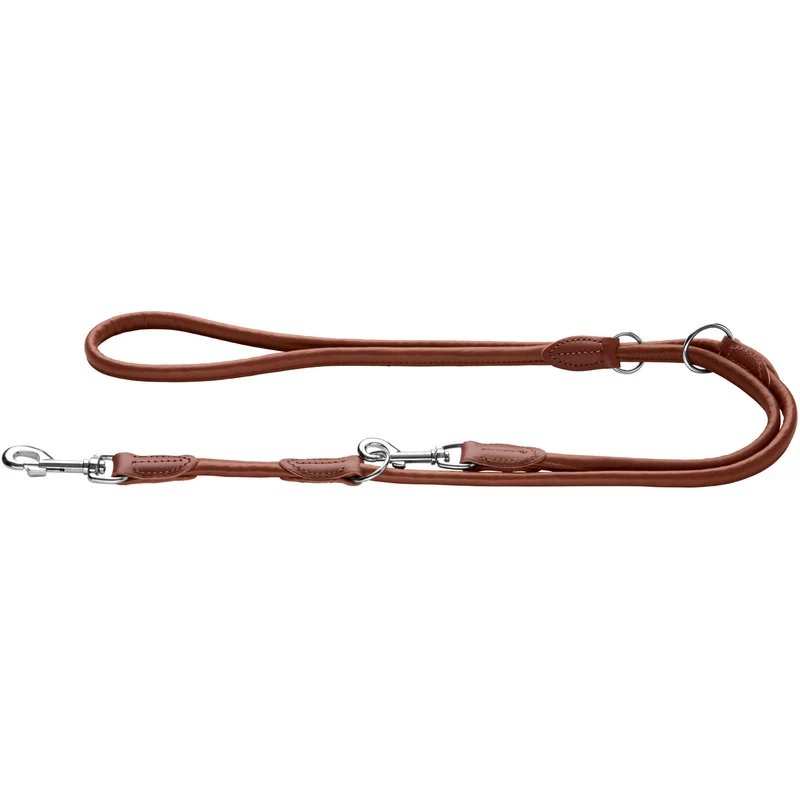 ARVIKA Set Halsband & Leine | cognac