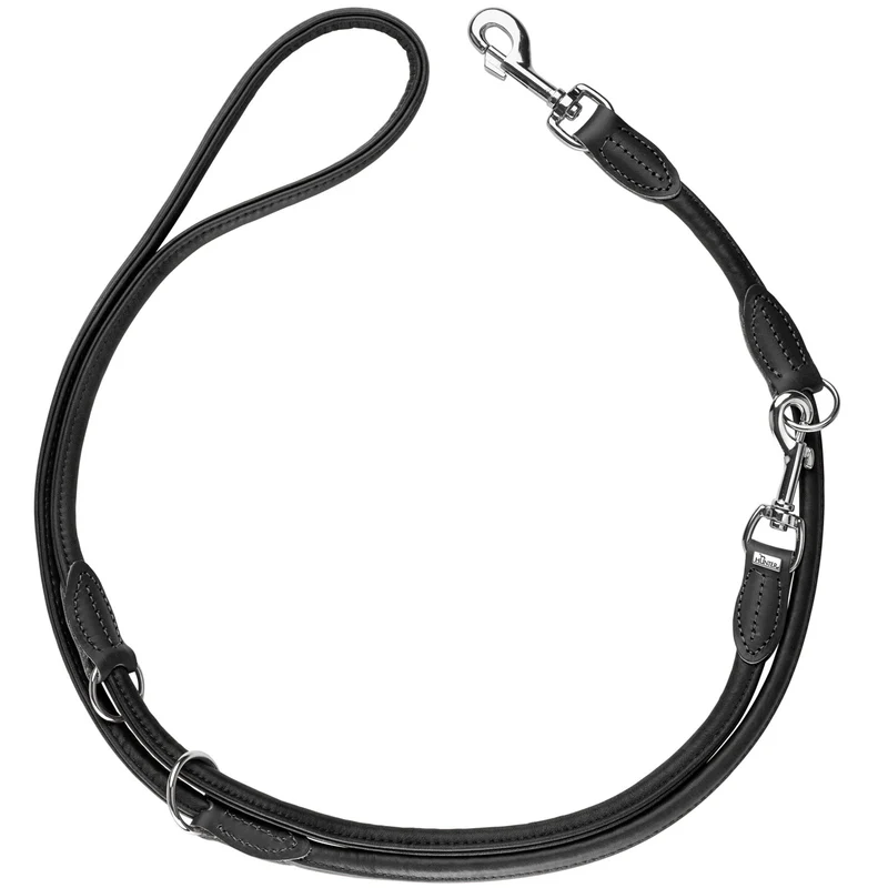 ARVIKA Set Halsband & Leine | schwarz