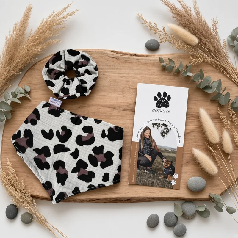 JM Petplace Hundehalstuch - Leopard