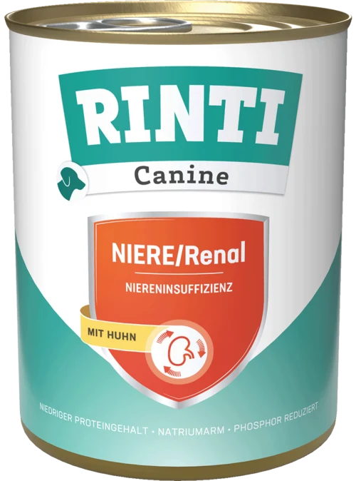 De Hun’nenhoff | RINTI Canine Niere/Renal Huhn – Diätfutter bei Niereninsuffizienz