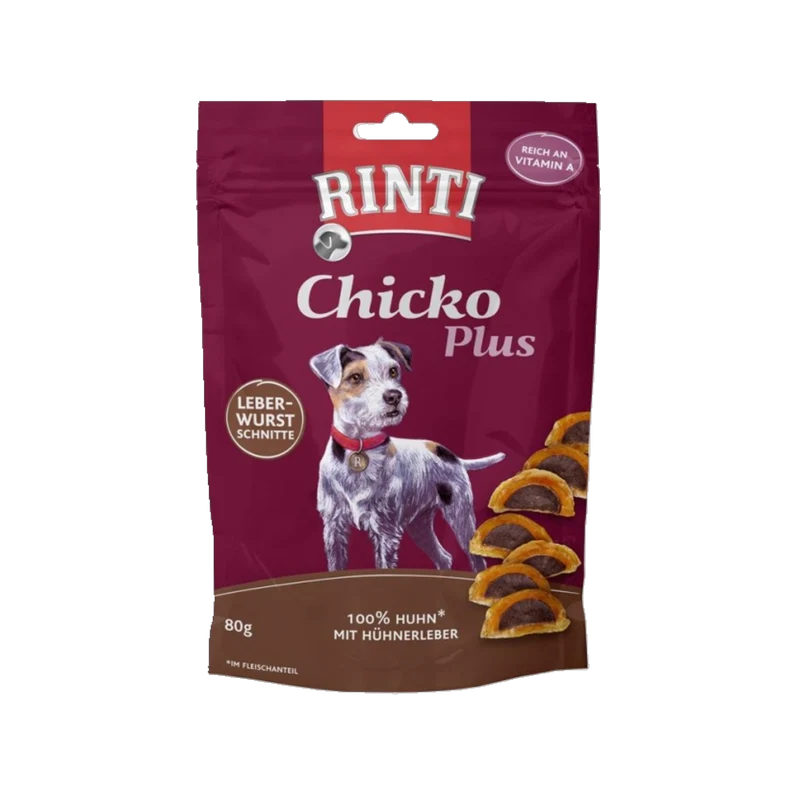 De Hun’nenhoff | Rinti Chicko Plus Leberwurstschnitte – 80 g