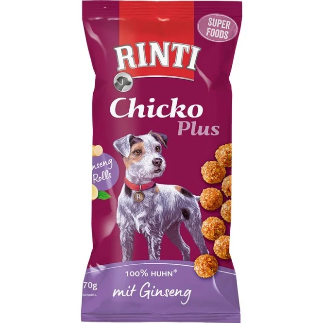 De Hun’nenhoff | Rinti Chicko Plus Superfoods Ginseng Rolls 70g