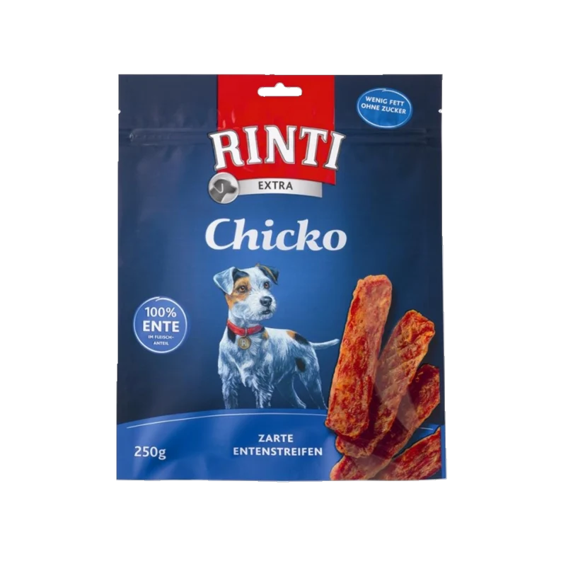 De Hun’nenhoff | Rinti Extra Chicko Ente – Filetstreifen aus 100 % Entenbrustfilet im Vorratspack