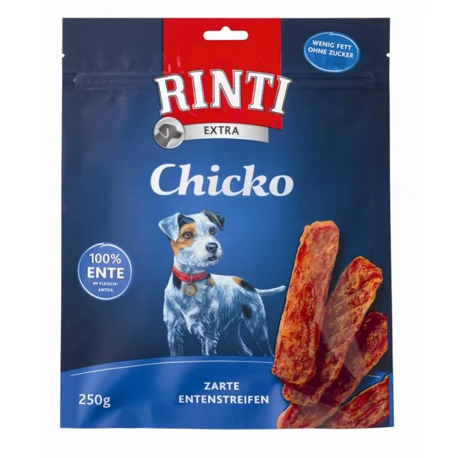 De Hun’nenhoff | Rinti Extra Chicko Ente – Filetstreifen aus 100 % Entenbrustfilet im Vorratspack