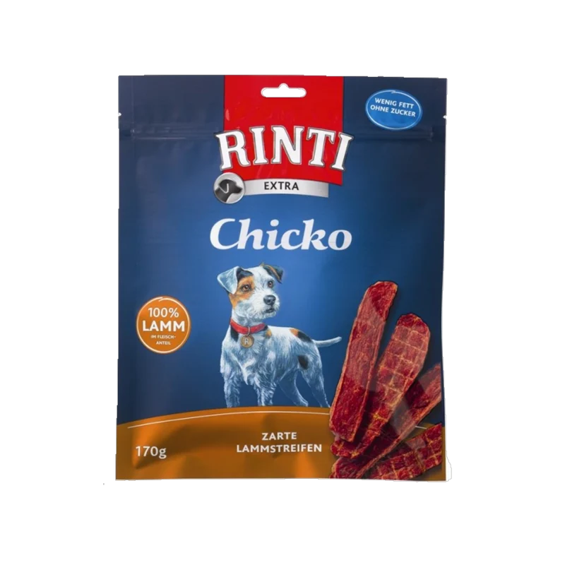 De Hun’nenhoff | 🐑 Rinti Extra Chicko Lammstreifen – 170g