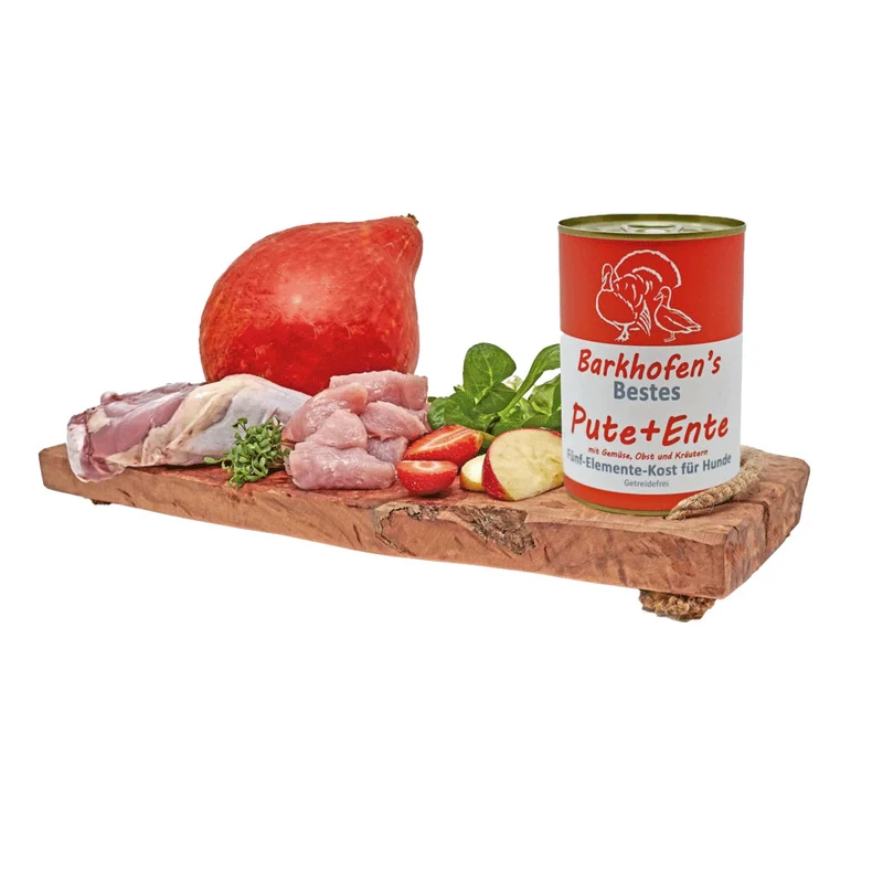 Barkhofen's Fünf Elemente Kost - Pute + Ente