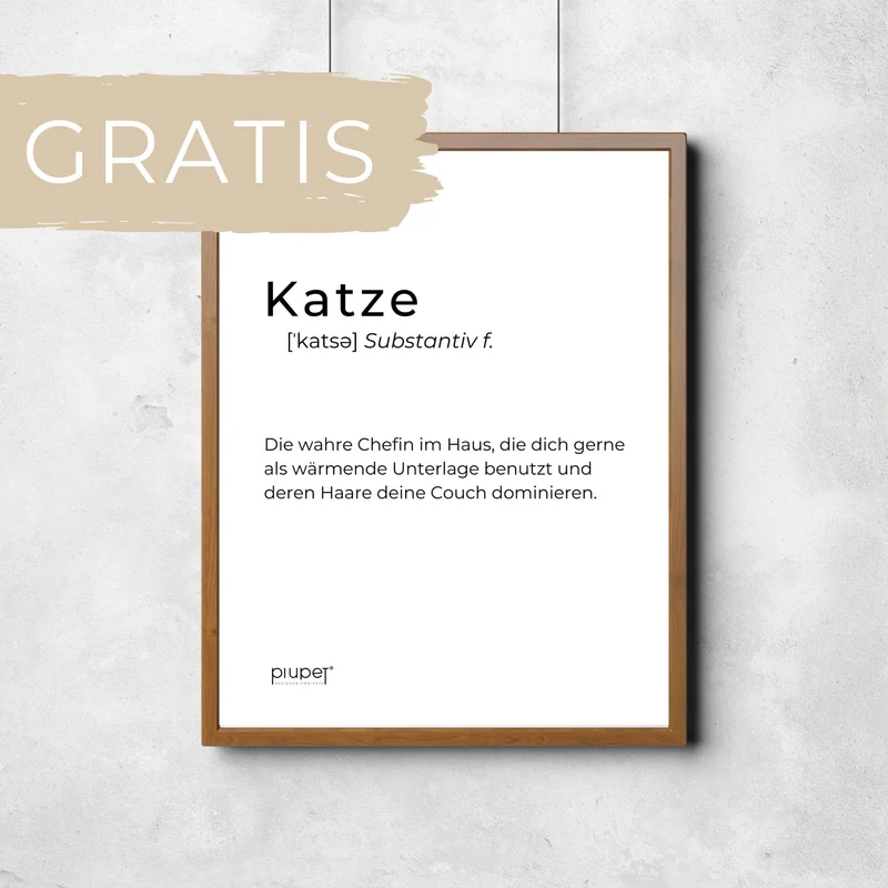 Poster-Datei: "Katze"