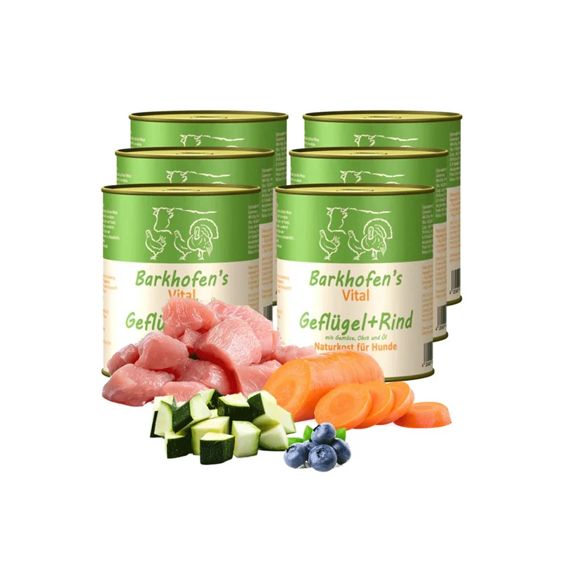 Barkhofen’s VITAL - Geflügel + Rind 800g