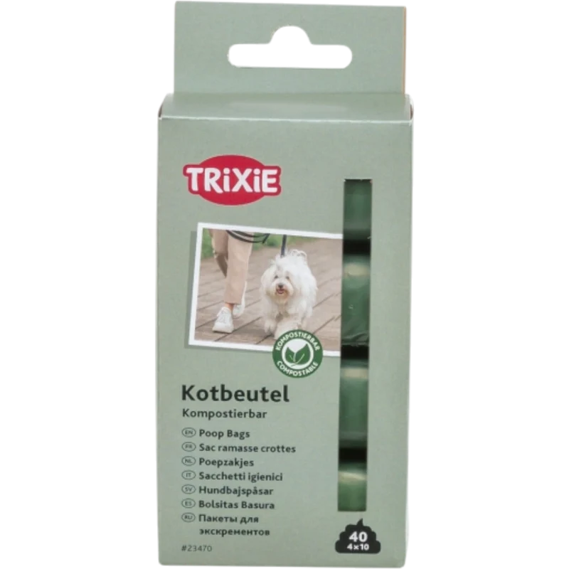 Trixie Pick Up Kompostierbare Hundekotbeutel – Gut für Ihren Hund und die Umwelt