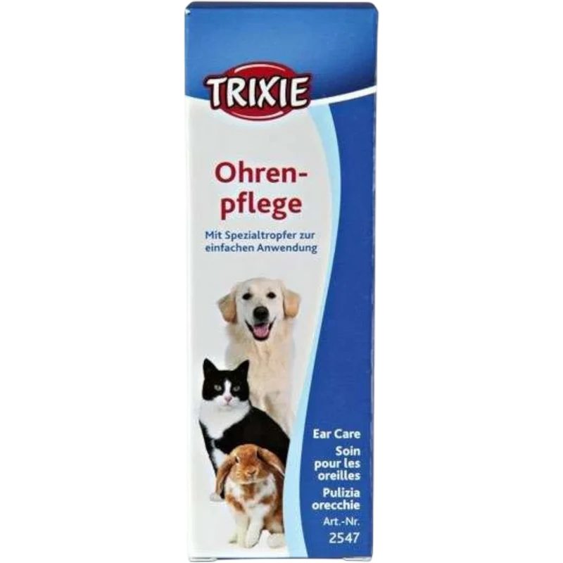 Trixie Pro Care Ohrenpflege – Sanfte Reinigung und Pflege für die Ohren Ihres Haustiers