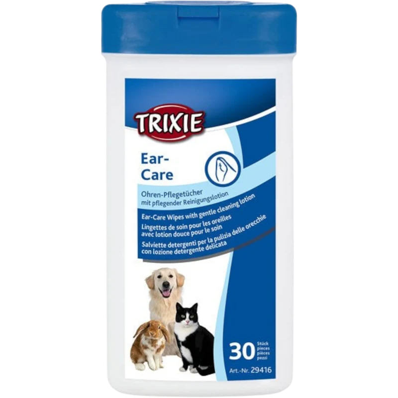 Trixie Hautverträgliche Ohrenreinigungslotion, 30 Stück