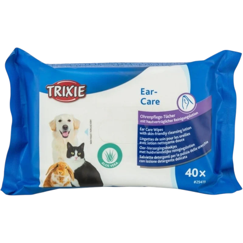 Trixie Ohrenpflege-Tücher – Sanfte Pflege für Hunde & Katzen