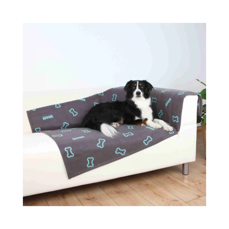 Trixie Fleecedecke Barney – Weiche & pflegeleichte Decke mit stilvollem Design