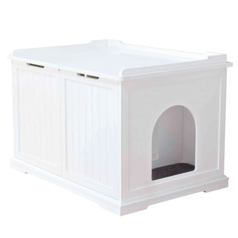 Trixie Doppelkatzenhaus – Stilvolle Lösung für Katzentoilette & Ruheplatz