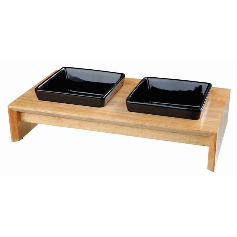 Napf-Set, Keramik/Holz