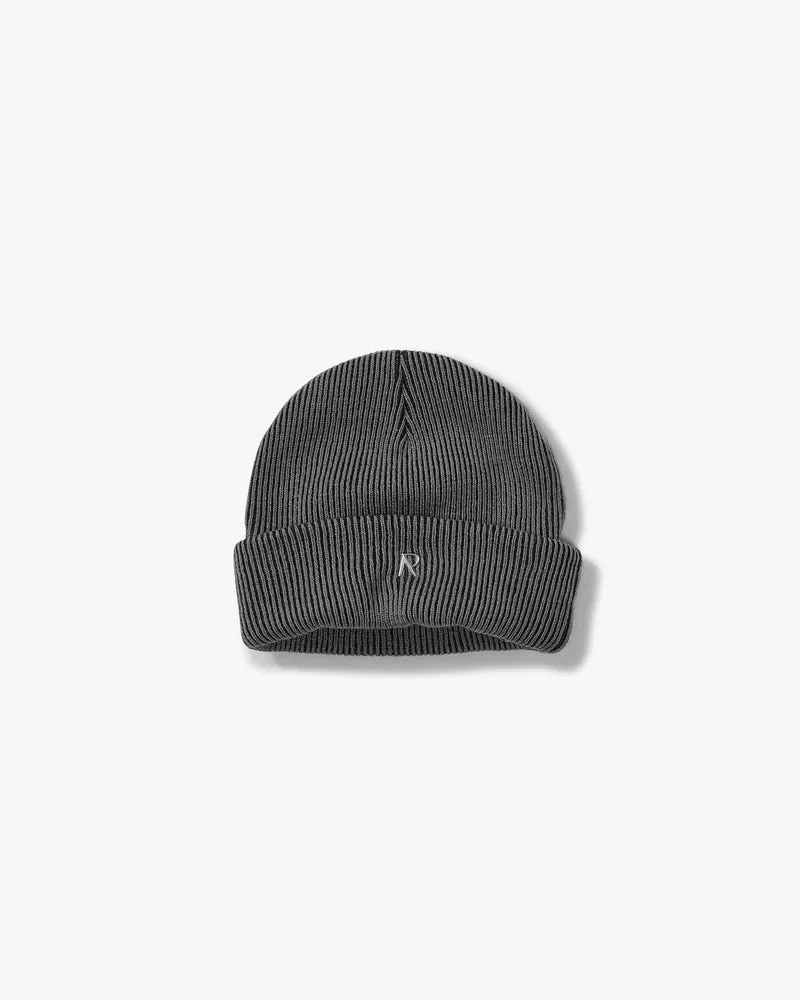 Rib Knit Beanie - Vintage Grey