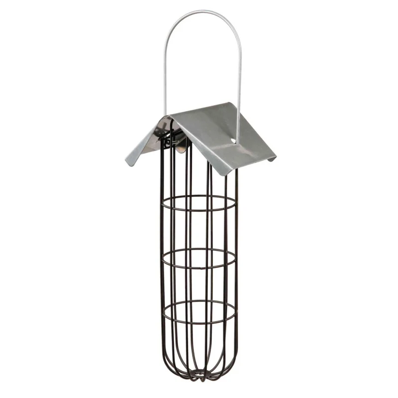Meisenknödelhalter mit Dach, 4 Knödel, Metall