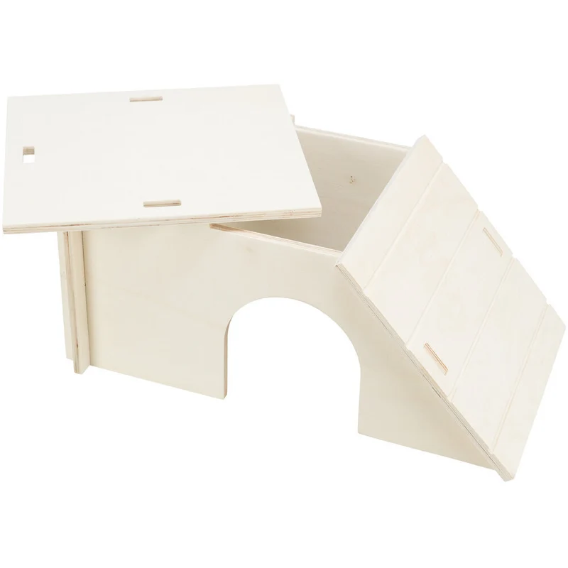 Steckhaus Holz Bent für Kleintiere