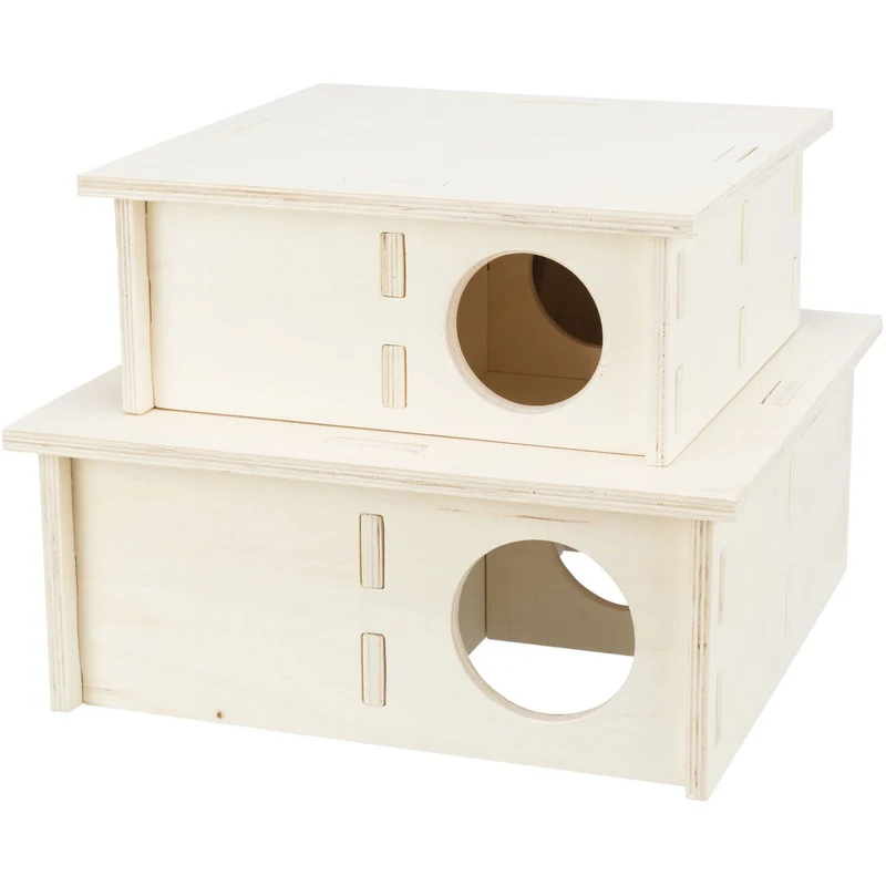 Kleintierhaus 4 Kammern aus Holz