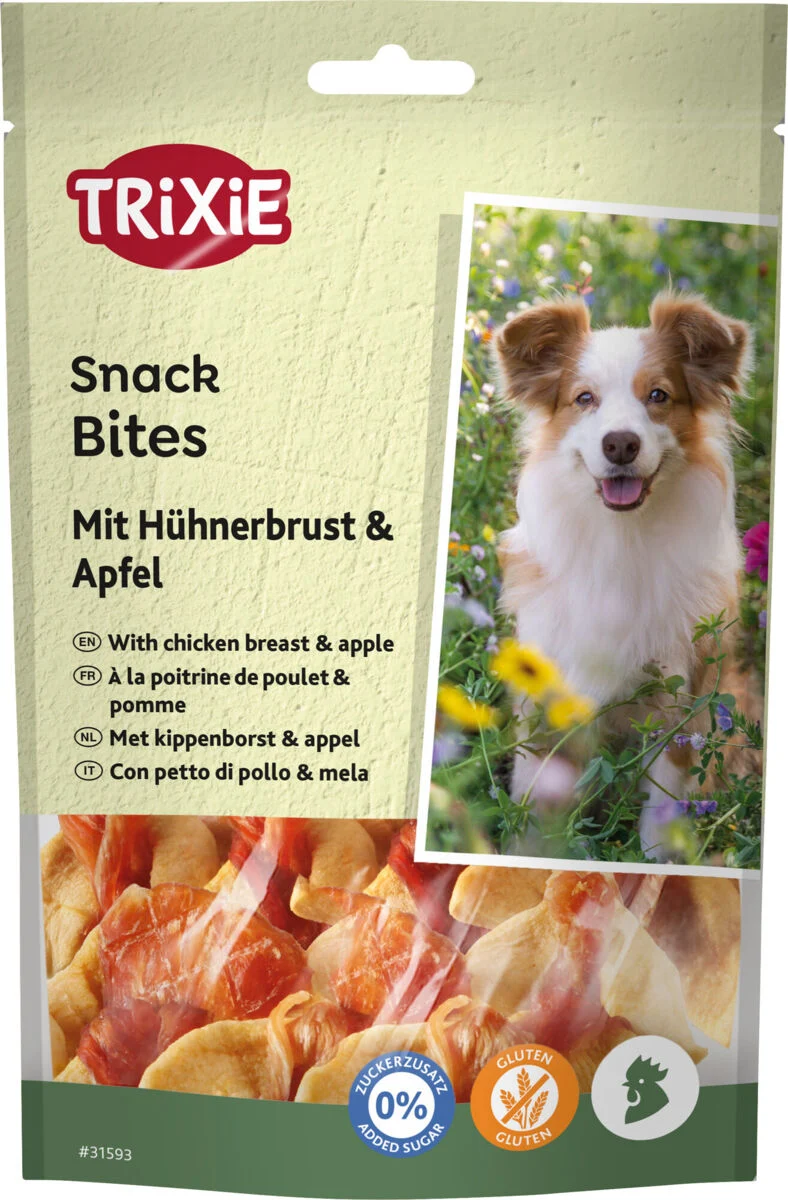 Bites mit Hühnerbrust & Apfel