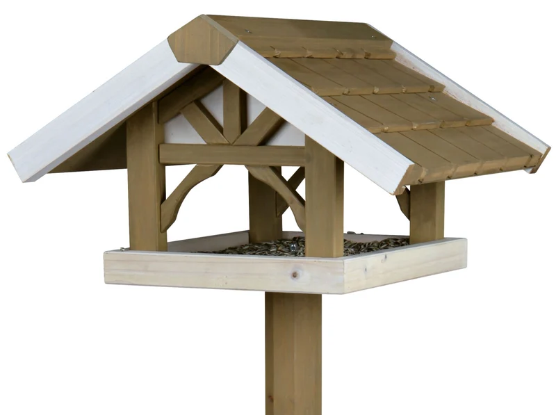 Stehendes Vogelfutterhaus
