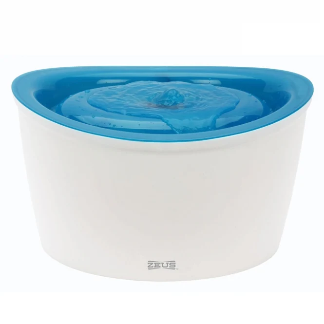 ZEUS H2EAU Trinkbrunnen 6L – Hellblau – Maximale Frische für große und kleine Durstlöscher